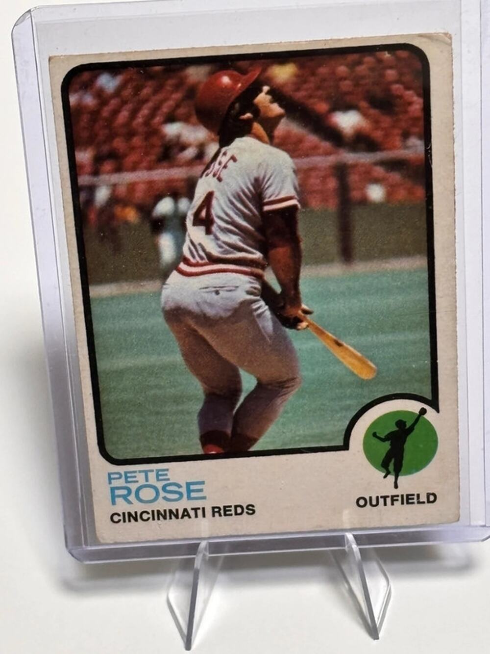 Topps 1973 Pete Rose #130 Cincinnati Reds MLB Vintage Baseball Base Set Card